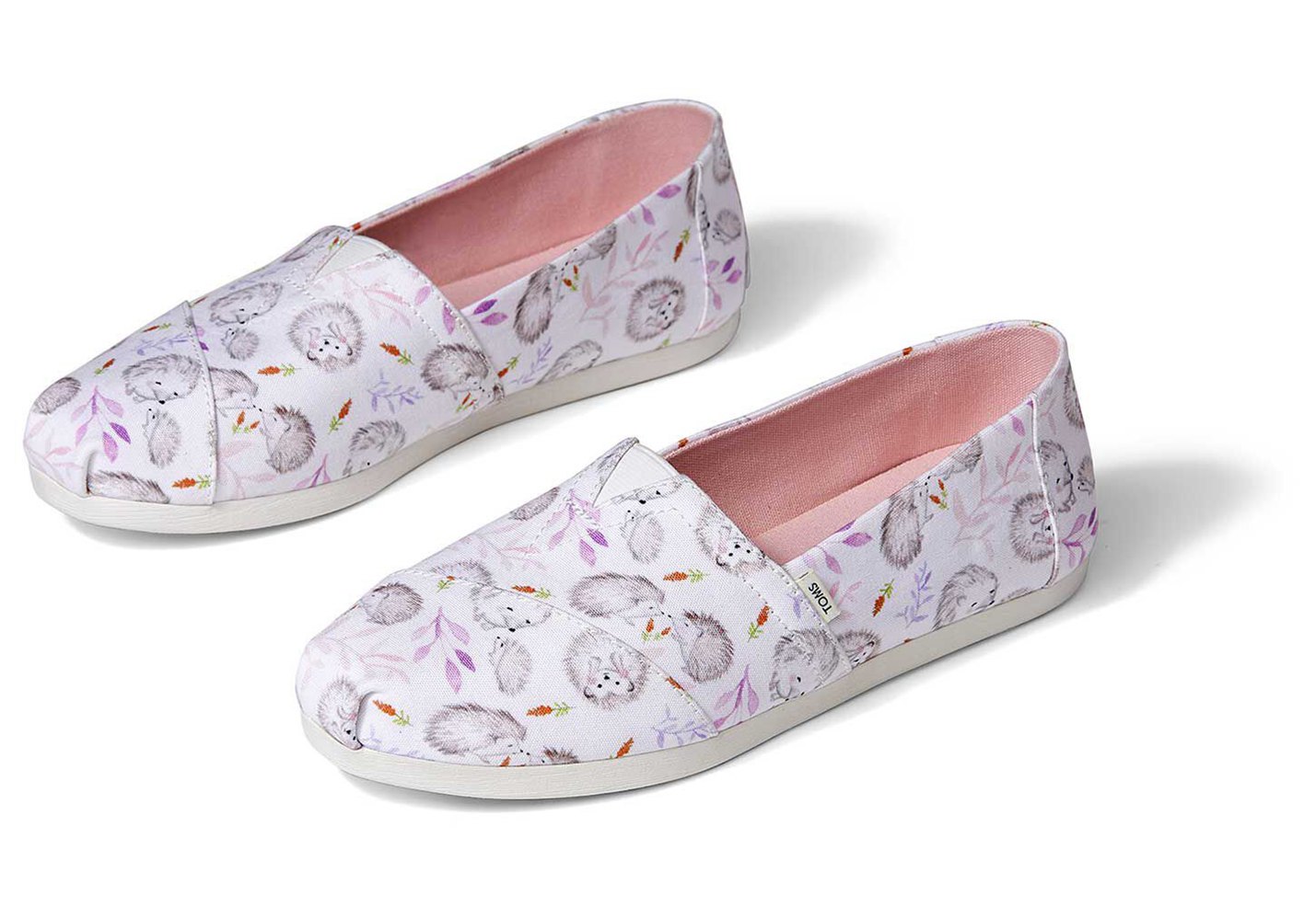 Toms Alpargata Happy Hedgehogs Espadrille Grey - Womens - 17548-TQGM